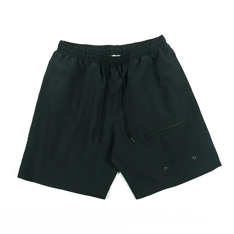 

2020 spring and summer Hirata Hehong smiley face printed two color nylon 5-point casual sports shorts