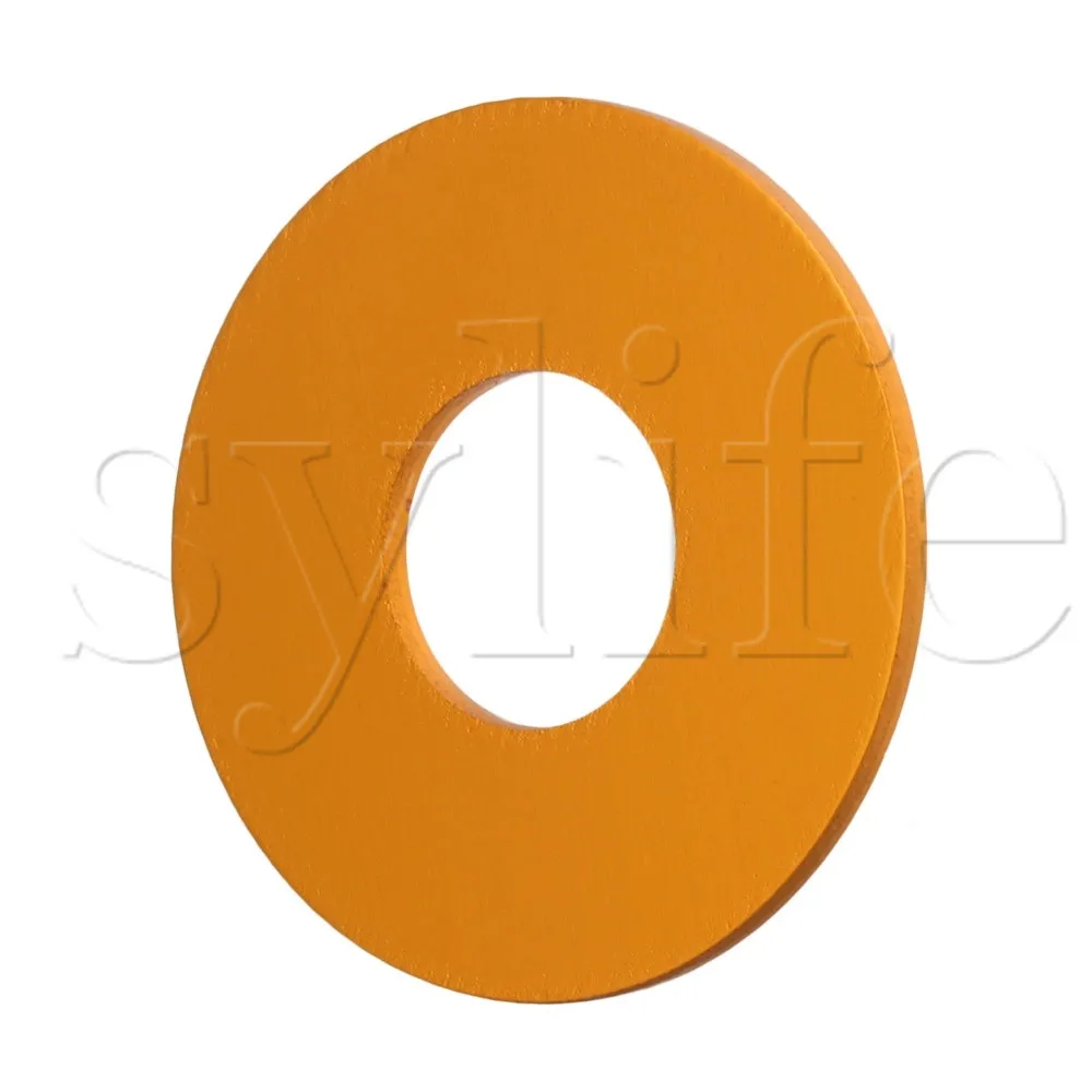 Золотой алюминиевый сплав круглая электрическая гитара тумблер кольцо пластина