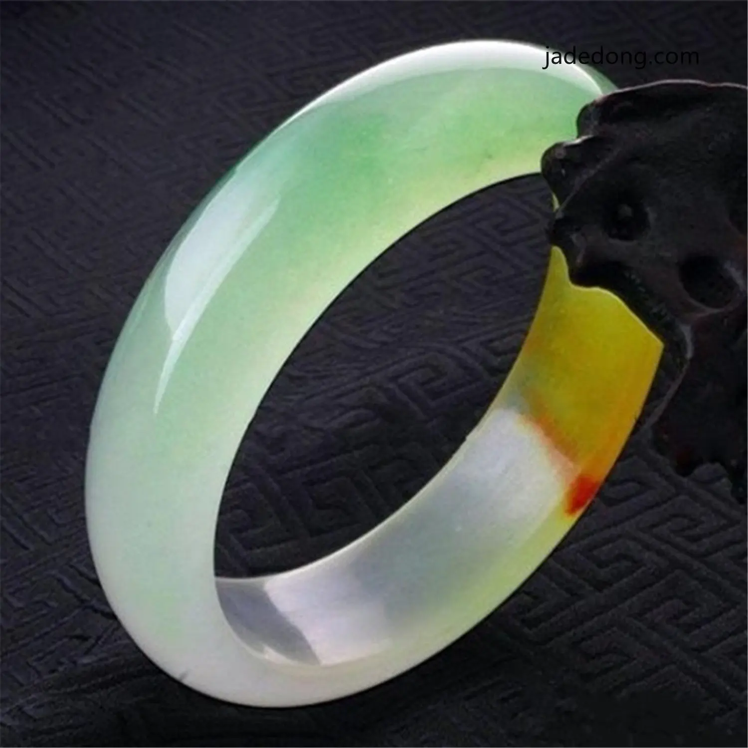 Натуральный Красивый изумрудный 3 цвета зеленый нефрит браслет morther подарок