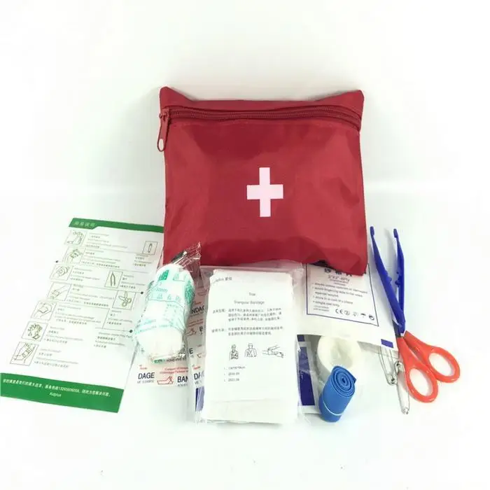 Наружная аптечка сумка для лекарств дорожная красная домашняя офисная машина