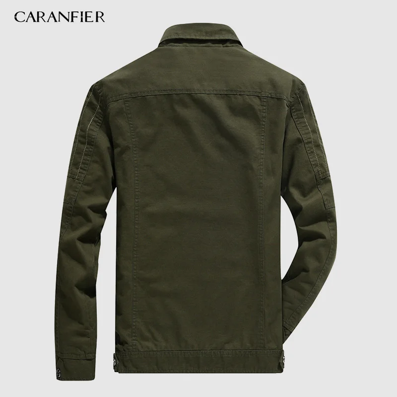 CARANFIER военная куртка мужская зимняя хлопковая куртка пальто армейская Мужская куртка пилот воздушная сила Осенняя Повседневная карго Jaqueta Мужская 6XL