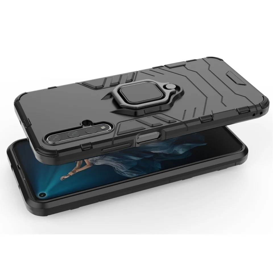 Армированный чехол с подставкой на honor 20 Pro 10 Lite для Huawei 9X 8S 8X max 6X защитный |