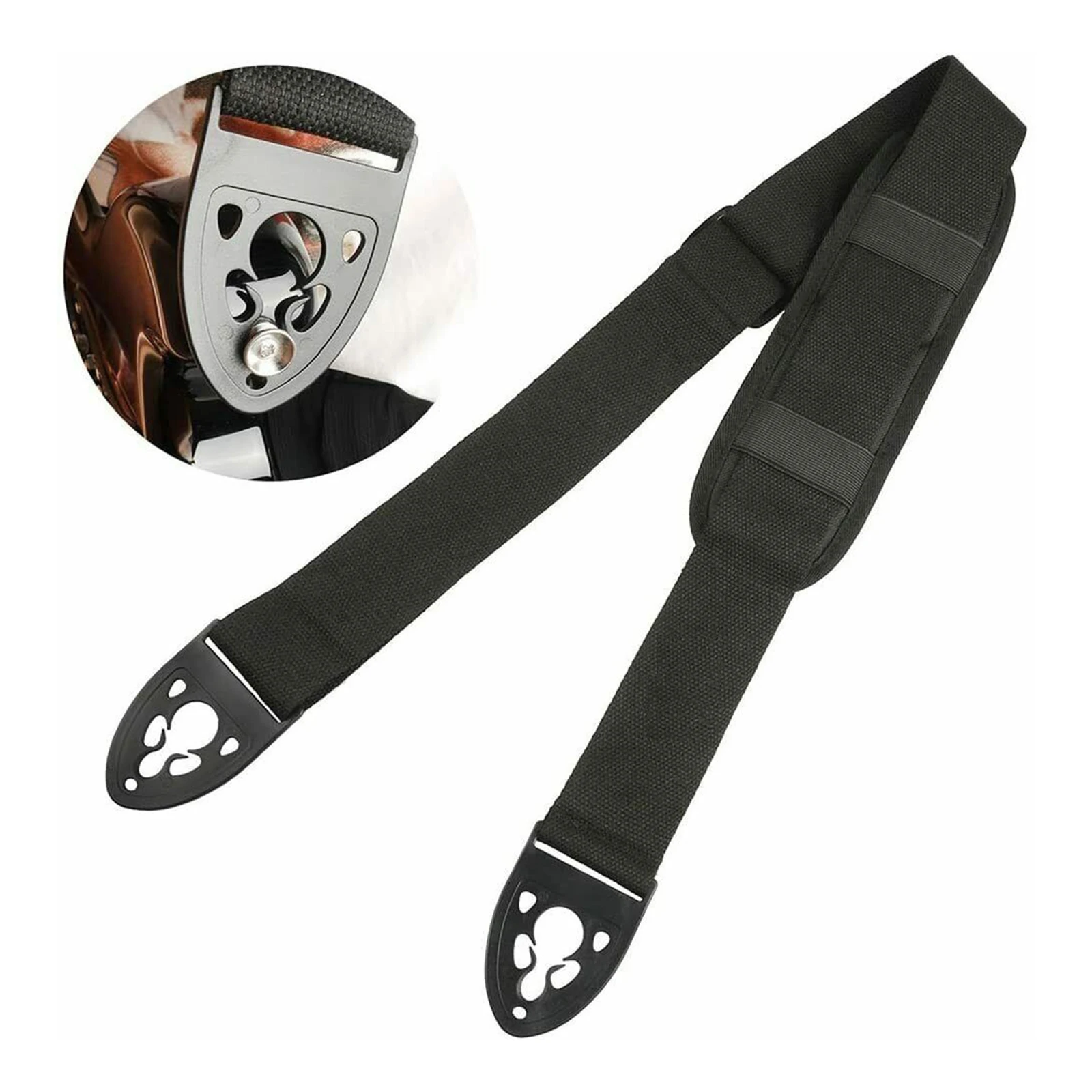

Adjustable Guitar Strap for Electric Guitar/Bass - Soft Strap with Quick Lock