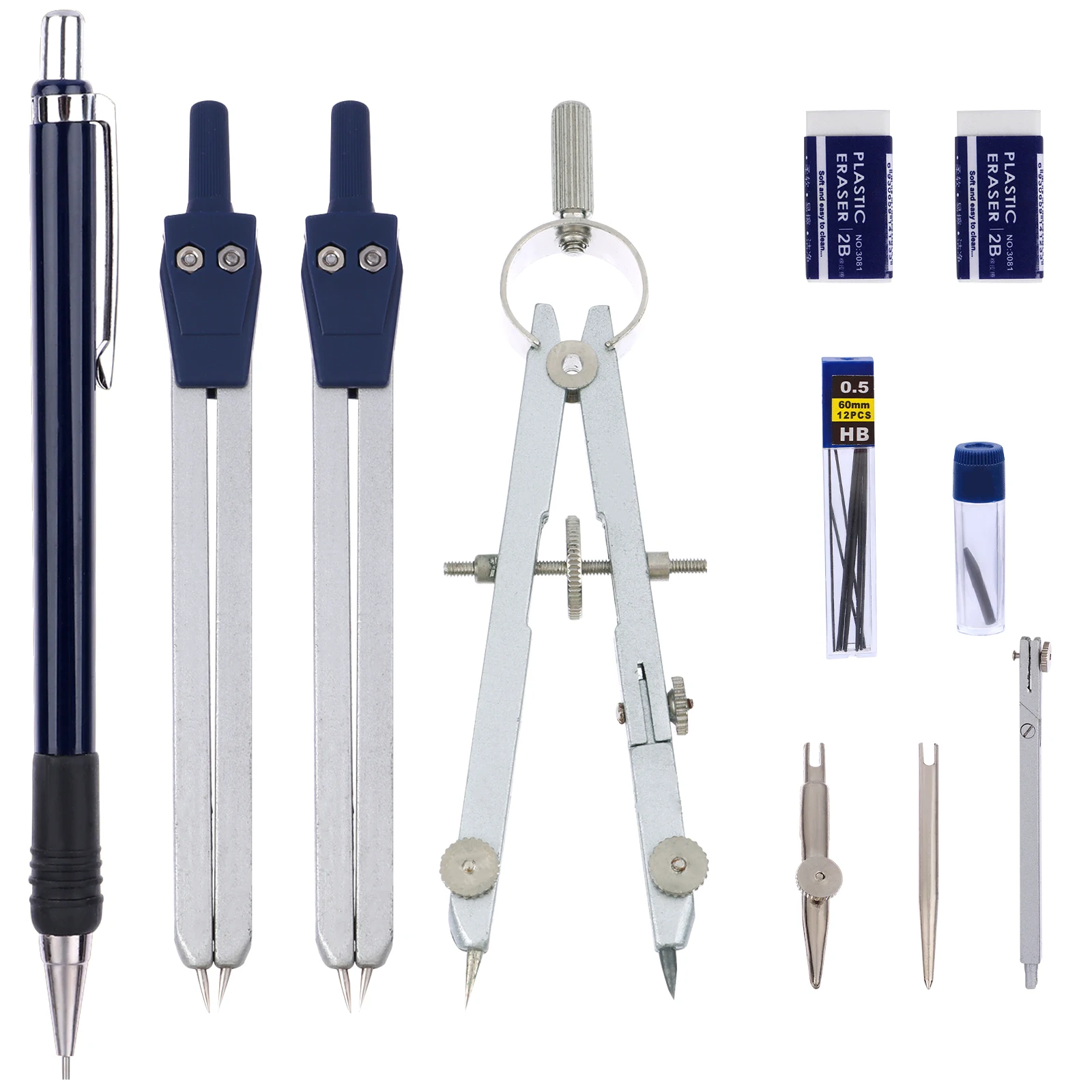 11 изысканных математических элементов набор металлических компасов