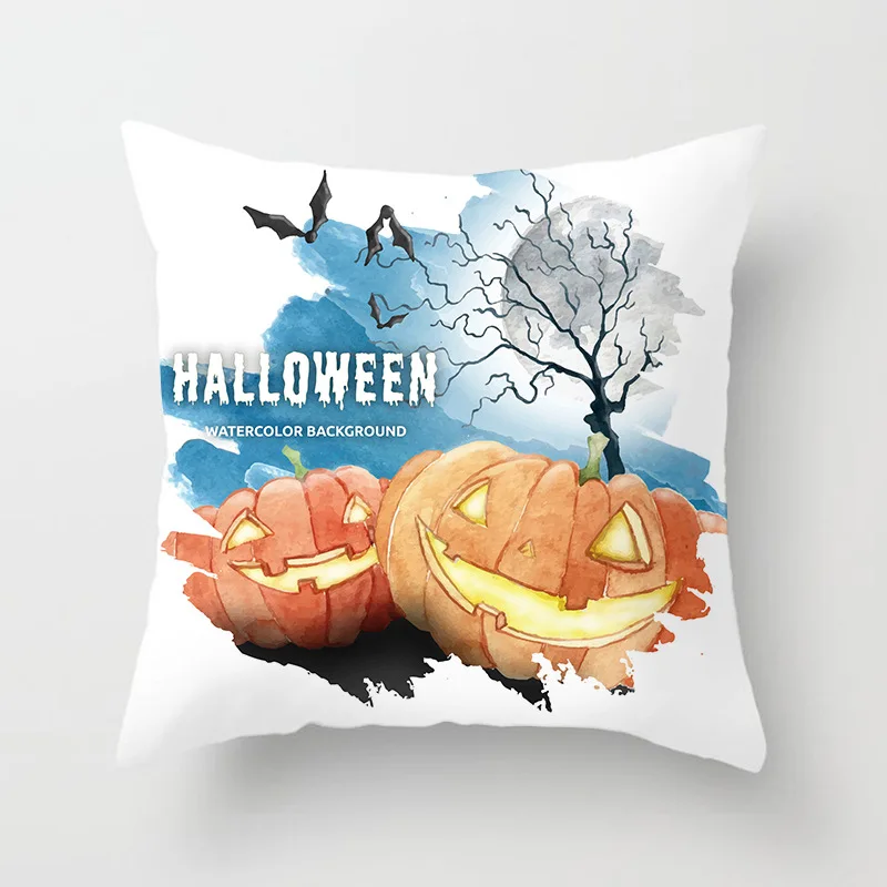 45*45 см Хэллоуин Забавный принт подушка наволочка не домашний текстиль предметы