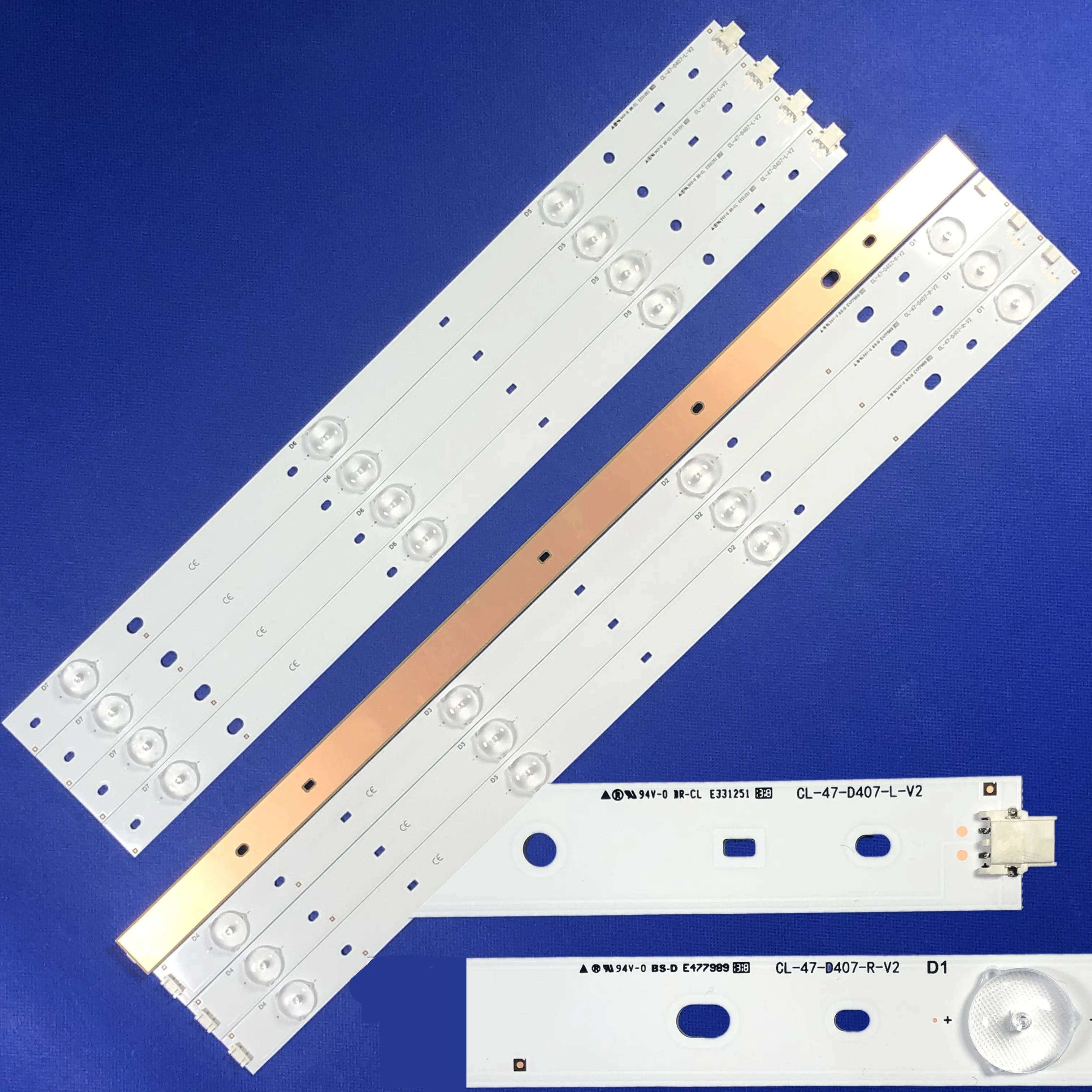 Светодиодная лента подсветка (8) для Phi lips CL 47 D407 R V2 L DT BCMN U6 DB B23 Ph illips47 inch