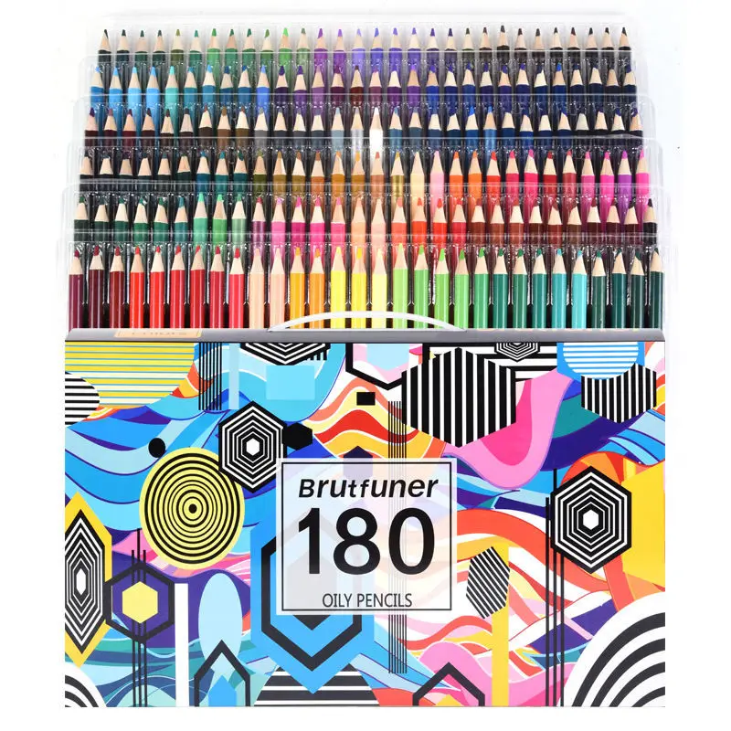 

Aibelle 48/72/120/150/160/180 Professional Oil Color Pencil Set Watercolor Drawing colored pencils wood colour coloured pencils