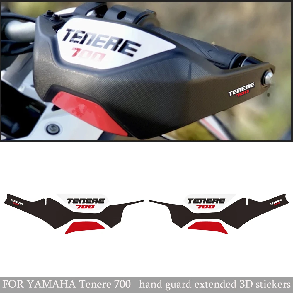 

motorcycle accessories 3D gel stickers original hand guard sticker for yamaha Tenere 700 T700 T7 XTZ690 2020