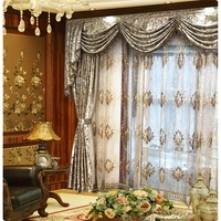 curtains for living room dining bedroom flannel place luxury bronzing classical european style wealth embroidery windows door