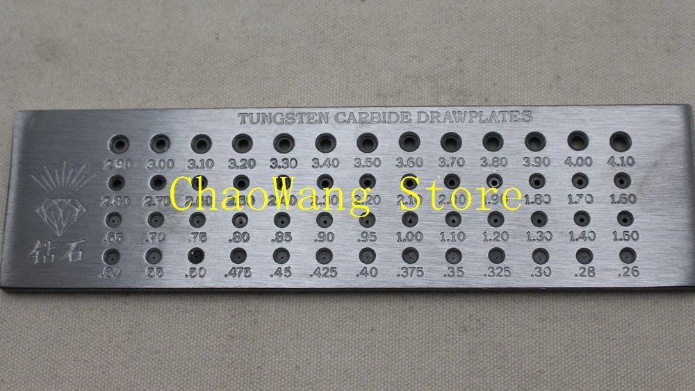 Волочильная пластина из карбида вольфрама для изготовления ювелирных изделий