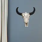 Лидер продаж! Новое поступление, поддельный Рог из смолы с черепом коровы, настенное украшение, ремесло, украшение для бара, ресторана, оптовая продажа, Прямая поставка