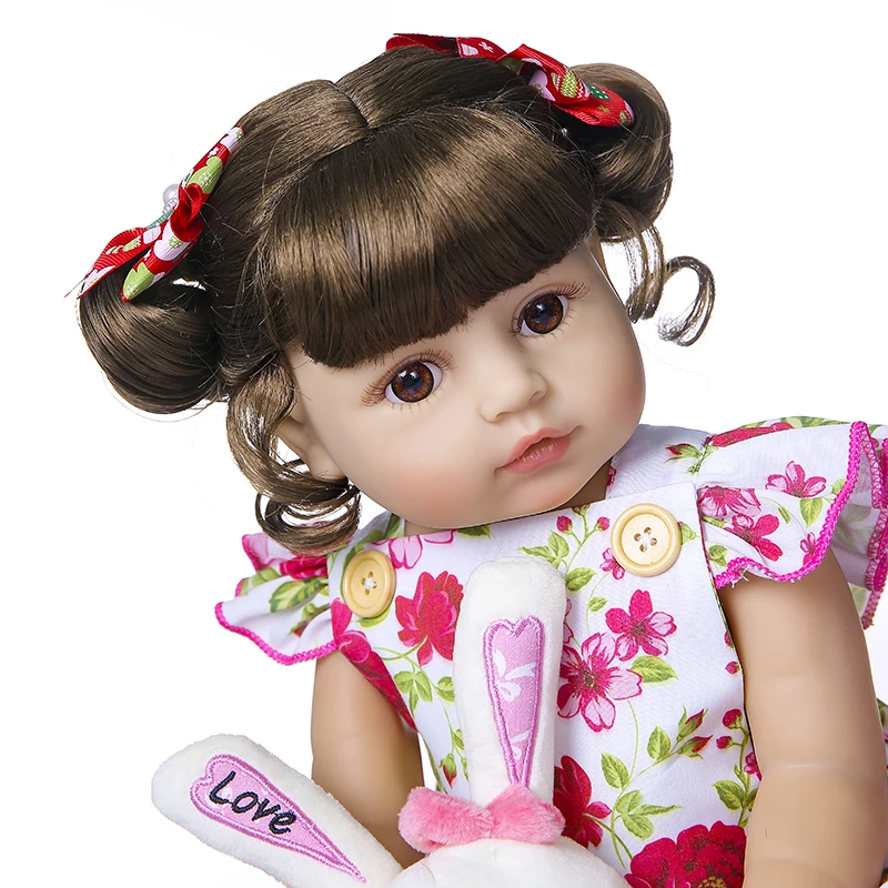 

NPK 55cm Full Body SIlicone Reborn Babies Doll girl Bath Toy Lifelike New born Princess Baby Doll Bonecas Bebe Reborn doll