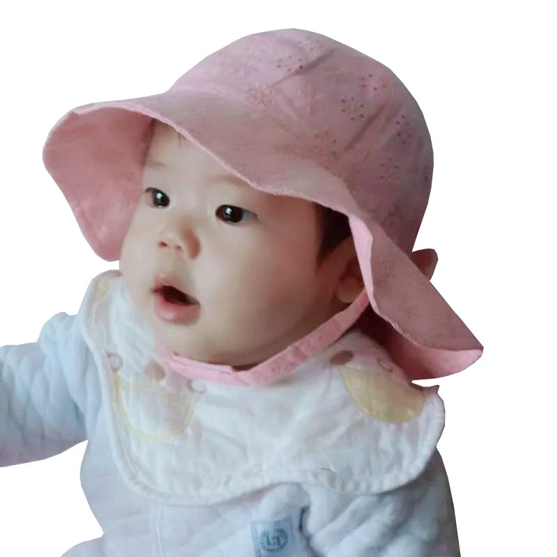 Новые летние детские солнцезащитные шляпы для девочек с большими полями шляпа в