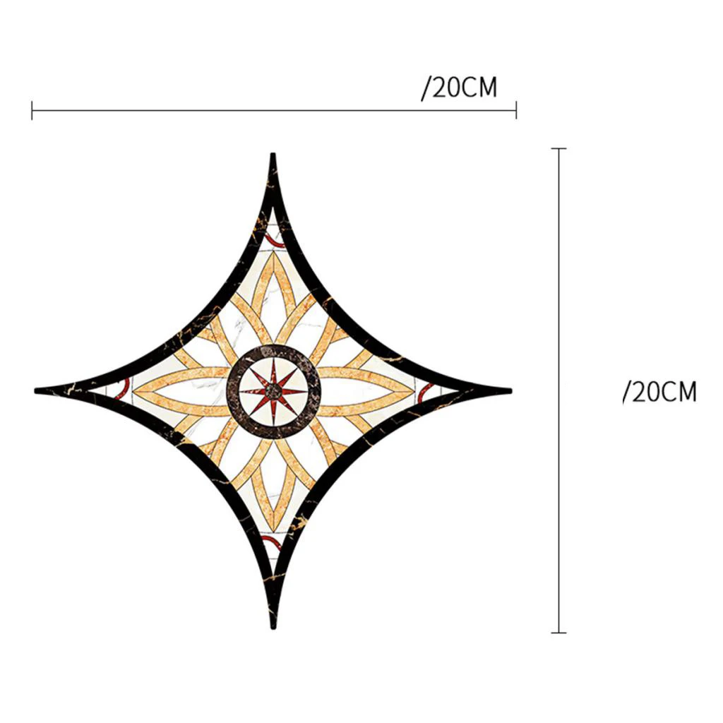 European Self Adhesive PVC Ceramic Tile Stickers Waterproof Floor Wall Sticker Diagonal Kitchen Home Decoration | Дом и сад