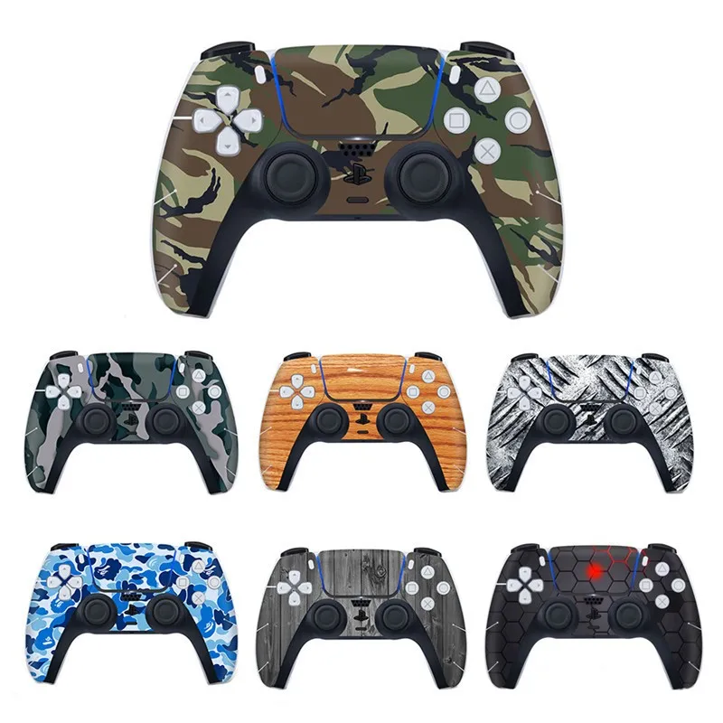 

For PS5 Controller Camouflage Series Skin Sticker Decal Cover For PS5 Gamepad Joystick for PS5 Controllers Control