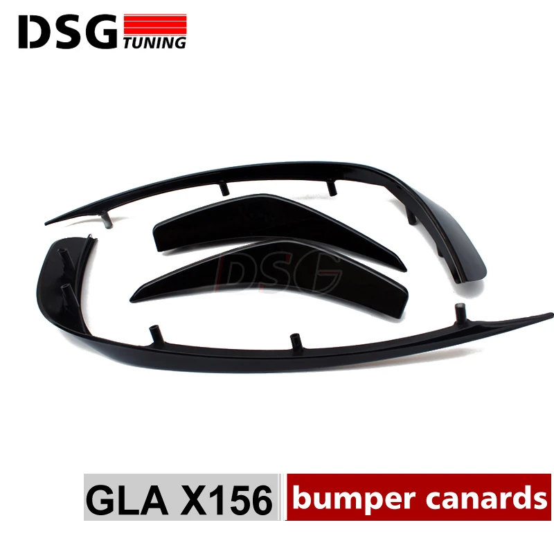 X156 передний бампер Canards разделитель АБС для Bnez GLA Class с Sport Edition 2015 настоящее