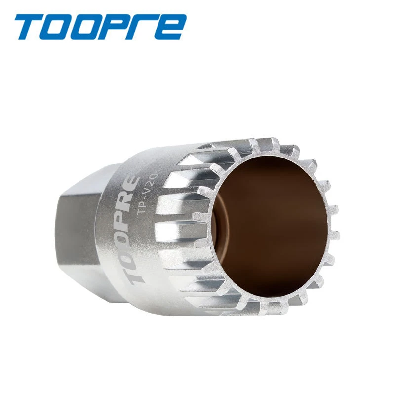 TOOPRE Bicycle Silver Bottom Bracket Removal Tool 20CR Steel Iamok Bike Parts 137g Square Hole/Spline BB Tools | Спорт и развлечения