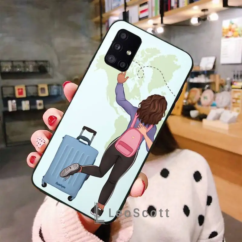 

Girls Bff Best Friends Forever Phone Case For Samsung A40 A31 A50 A51 A71 A20E A20S S8 S9 S10 S20 Plus note 20 ultra