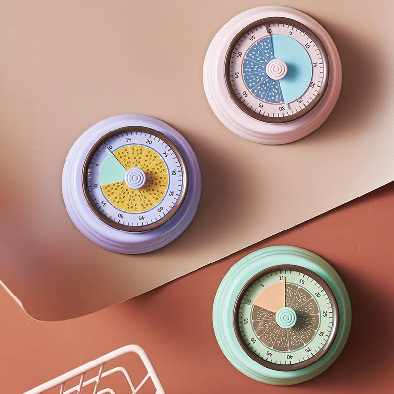 

Механический кухонный таймер из нержавеющей стали магнитный Будильник для приготовления пищи ручной счетчик часы подложка Йога Спортивные напоминания кухонные инструменты