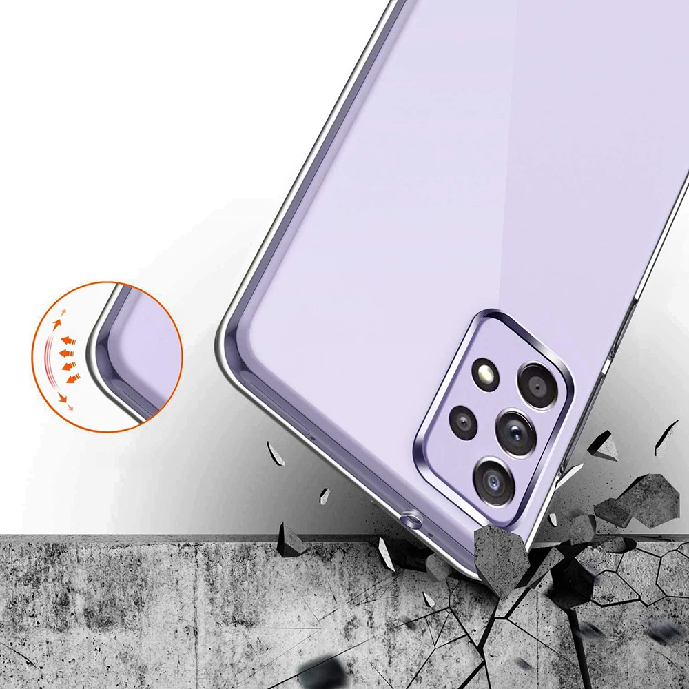 Прозрачный силиконовый мягкий чехол для телефона Samsung Galaxy A72 A52 A32 A22 A12 A71 A51 A41 A31 A70