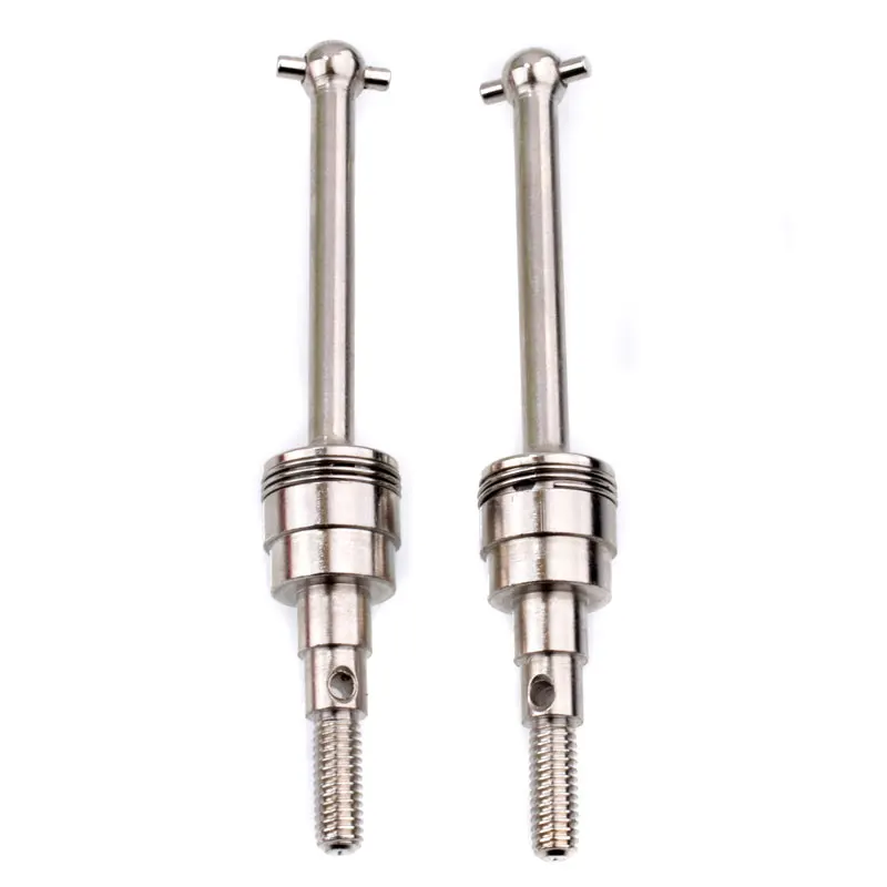 2pcs RC Part Metal Universal Driven Dogbone Drive Shaft CC01 For 1/10 Scale Models TAMIYA CVD OP Car Remote Control Cars | Игрушки и