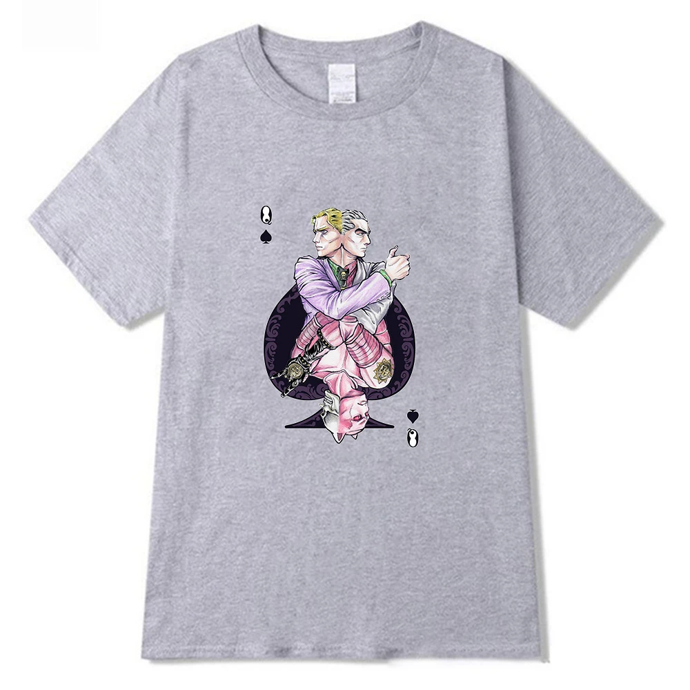

JoJo's Bizarre Adventure T Shirt Men Fashion Tshirt Graphic Tops Tees Male 90s
