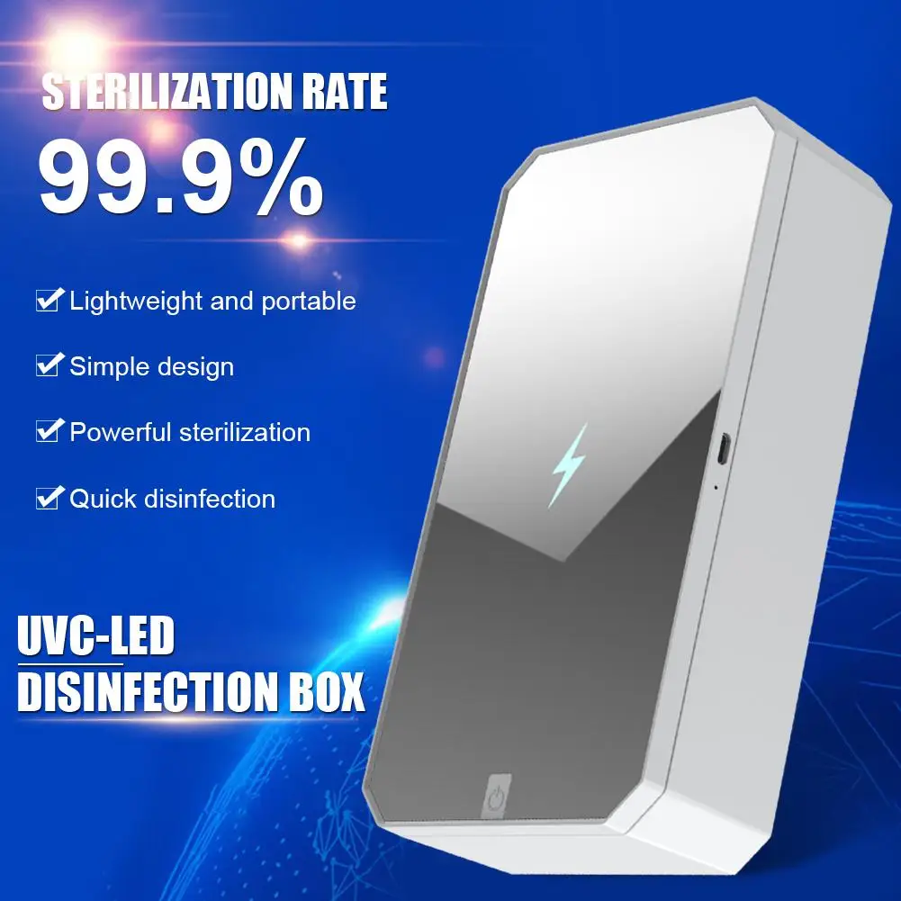 

10W UV Light Phone Sterilizer Box Mobile Phone Wireless Charging Cleaner Sterilizer Multi-function Ultraviolet Disinfection Box
