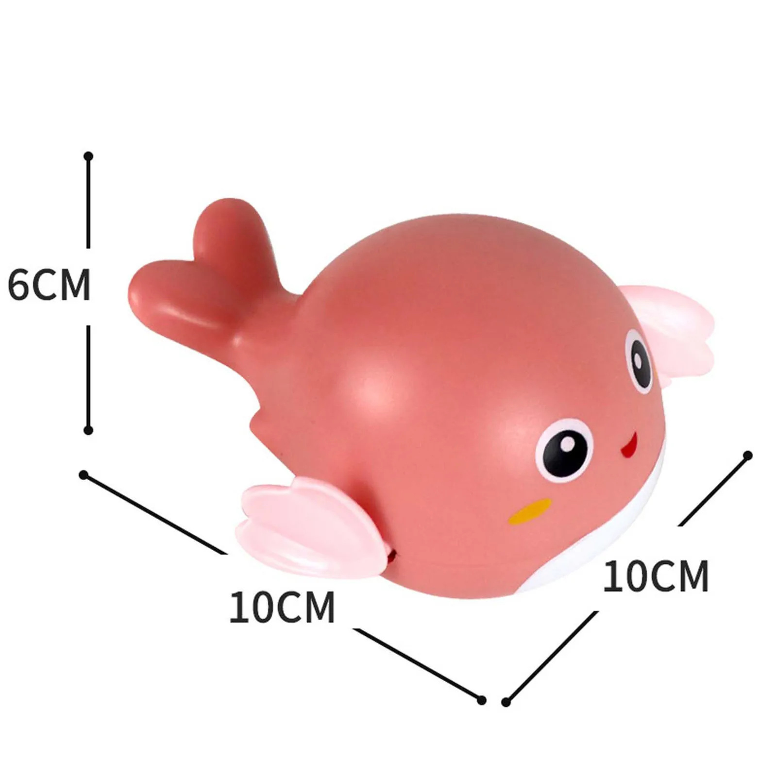 

@ Baby Float Water Classic Bathing Swimming Educational Toys For Children Mechanical Nylon Clockwork Swimming Baby Dolphin