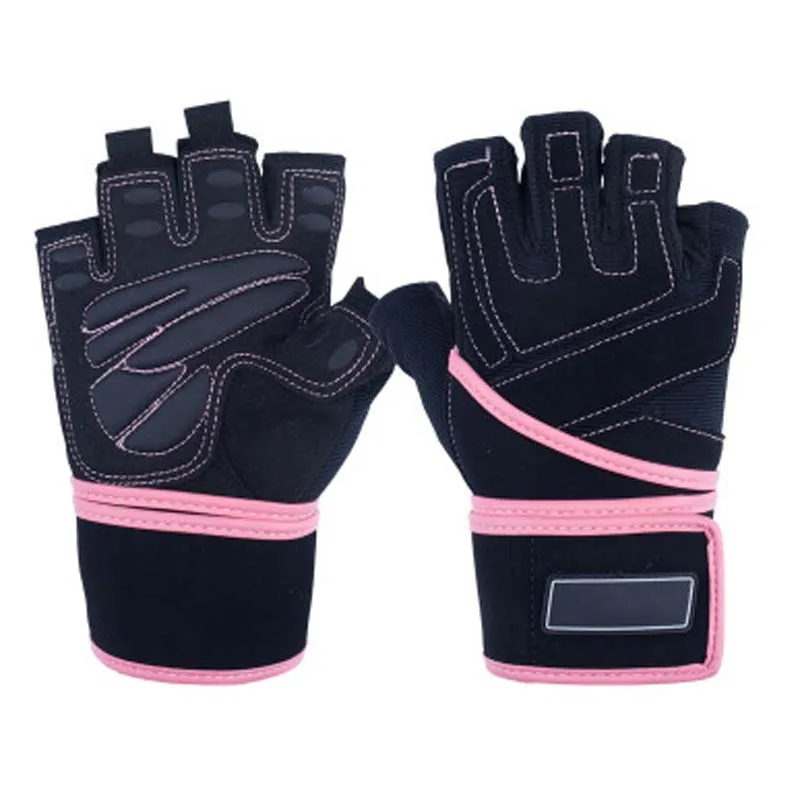 

Fitness half finger gloves training fitness non-slip sports mesh breathable gloves