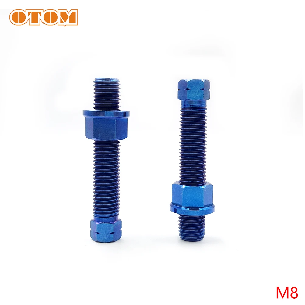 

Болт регулировки цепи OTOM из титанового сплава M8 M10 для мотокросса, байка для KTM, HONDA, KAWASAKI, SUZUKI, YAMAHA