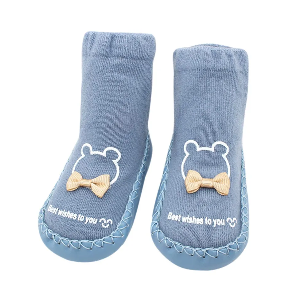 

Toddler Baby Floor Socks Classic Soft Warm Baby Girls Boys Cotton Socking Anti-Slip Pretty Cute Warm Autumn and Winter Socks *