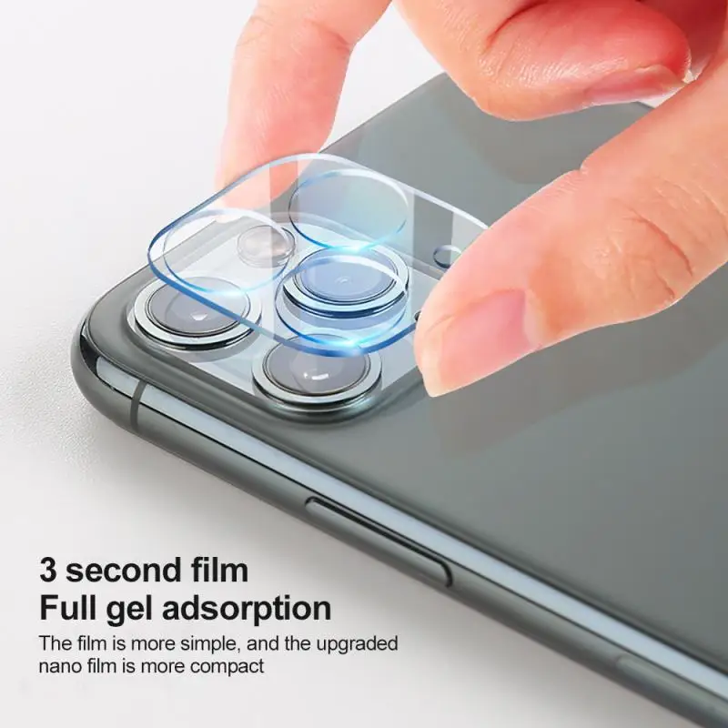 

Suitable For iPhone 12 Lens Film 3D Tempered Glass Stereo Lens Ring Camera Sticker Protect NEW Easy To Clean