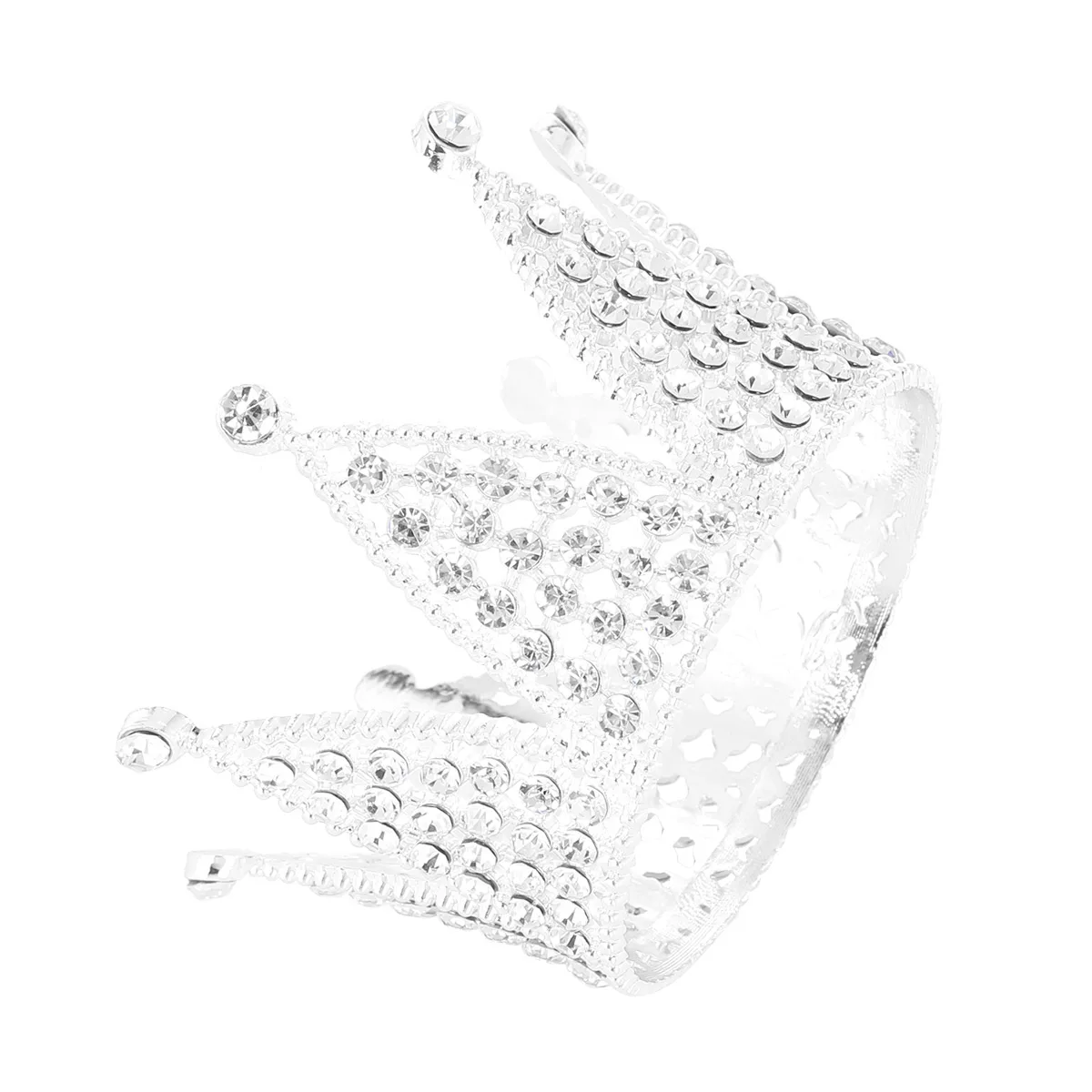 Платье принцессы с металлическими элементами и стразами в виде короны тиара