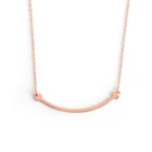 Ожерелье из настоящего золота ZHIXI, 18 К, ювелирные изделия для женщин, Классическая дизайнерская цепочка с улыбкой, простой Подарок на годовщину, 100% чистый AU750 X525