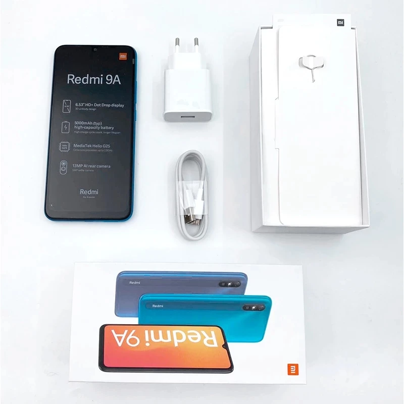 Глобальная версия Xiaomi Redmi 9A 2 Гб оперативной памяти 32 встроенной смартфон