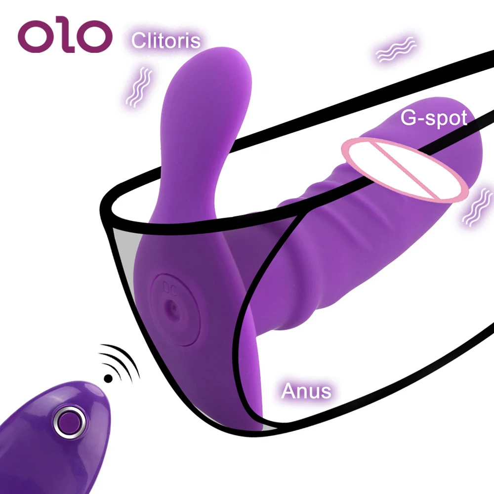 Массажер OLO для точки G с беспроводным пультом дистанционного управления 12