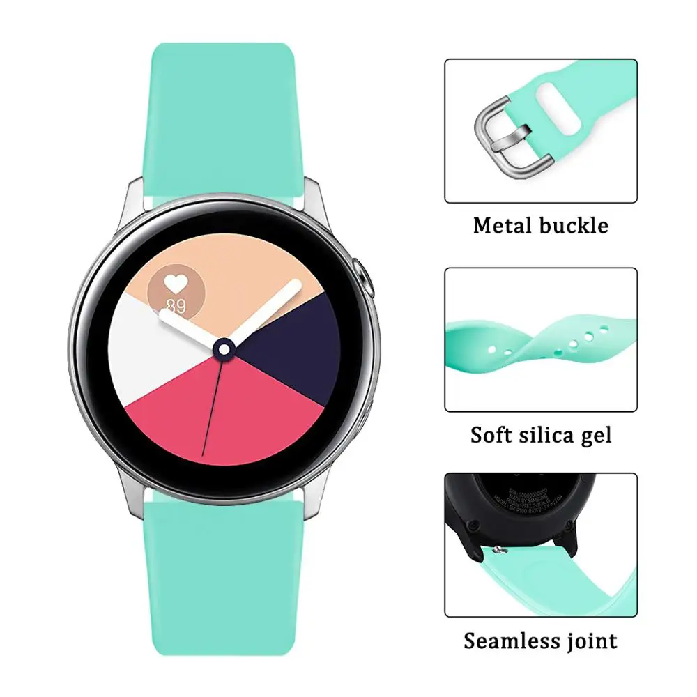Ремешок для часов для samsung Galaxy Watch активный ремешок 42 мм спортивный ремешок для gear S2 классический сменный ремешок для часов браслет 91018