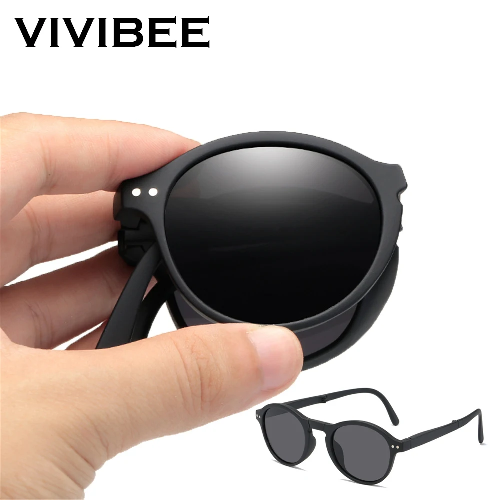 

VIVIBEE Women Square Sunglasses 2022 Trending Product Black UV400 Spring Hinge Eyewear Men Retro Mirror Red Sun Glasses