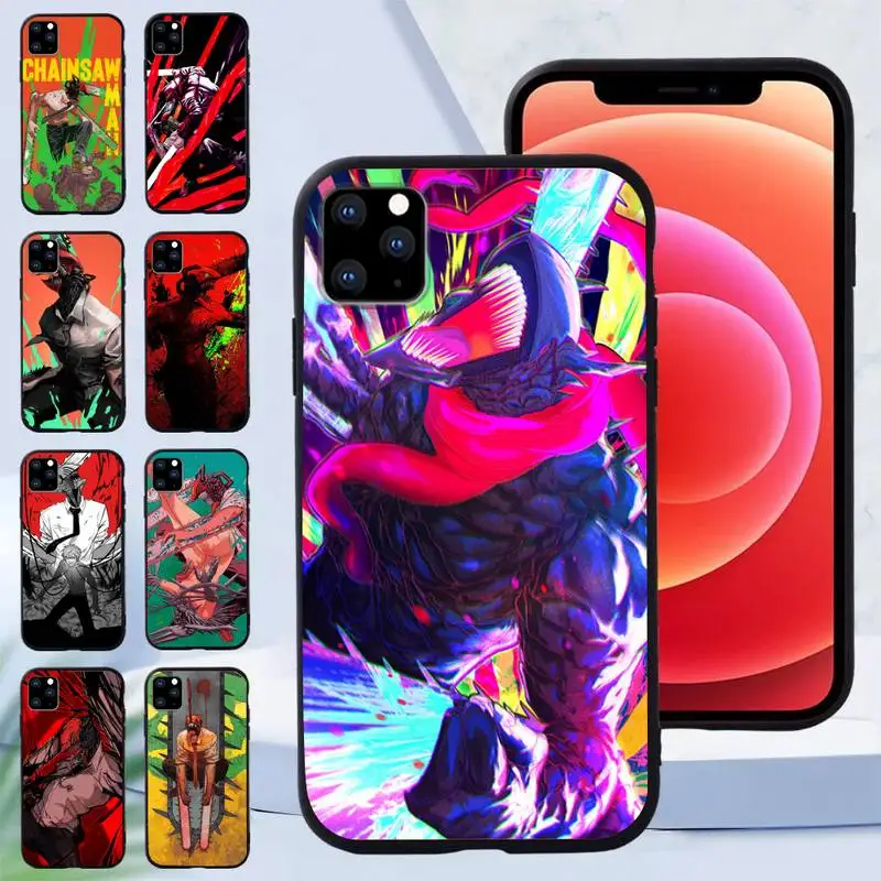 

Anime Chainsaw Man Phone Case for iphone5 6 7 8 11 12 5c 5s 6s se xs max mini pro plus Cover Shell