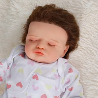 18 8inch reborn doll lifelike real full body bebe doll sleeping baby lifelike real soft touch high quality handmade art doll