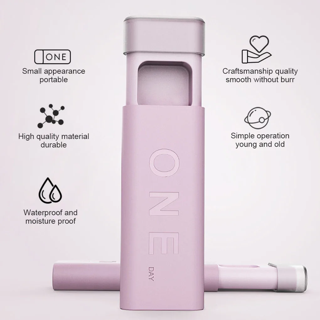 

18mL Portable Daily Pill Organizer Mini One Day Storage Box Case Vitamin Container Dispenser Waterproof PP Daily Pill Box