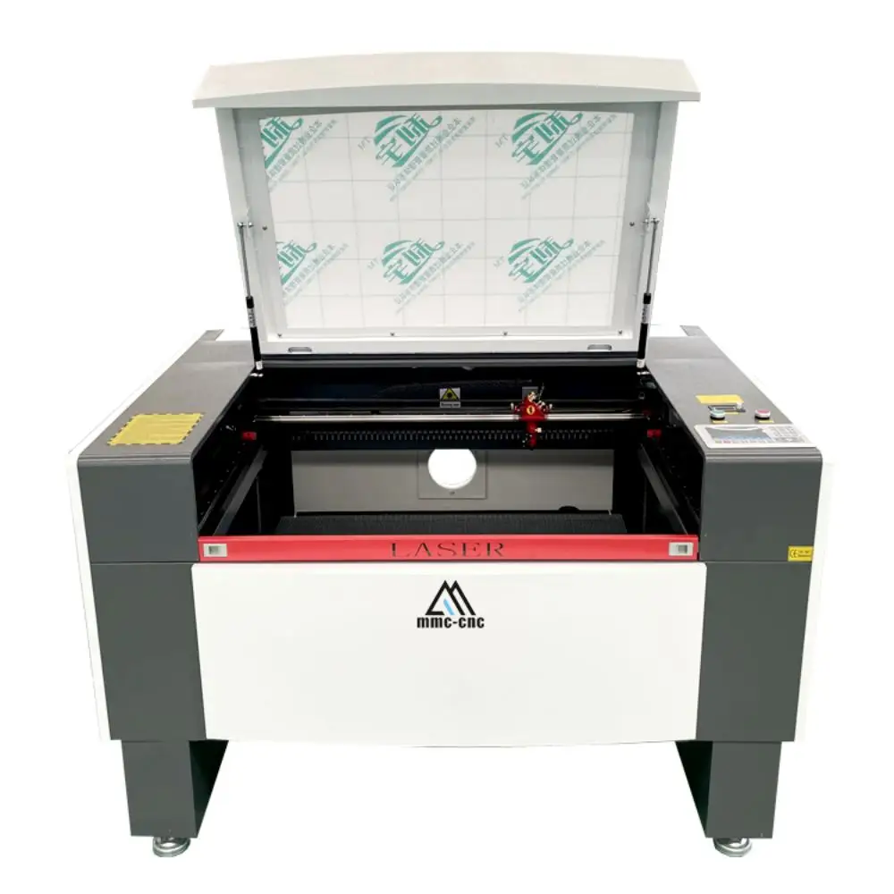 Хорошая цена 100 Вт лазерная режущая машина Co2 900x600 мм фотография Искусственная