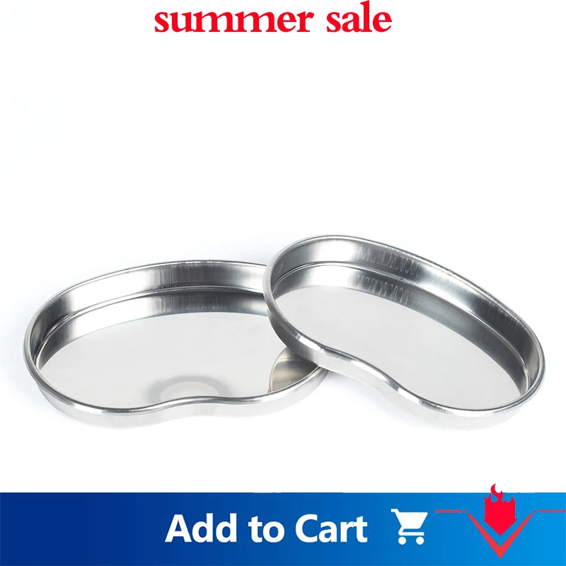 

S Размер Нержавеющая сталь хирургические медицинские стоматологические инструменты изгиб лоток дезинфекция пластина для бровей губ татуи...