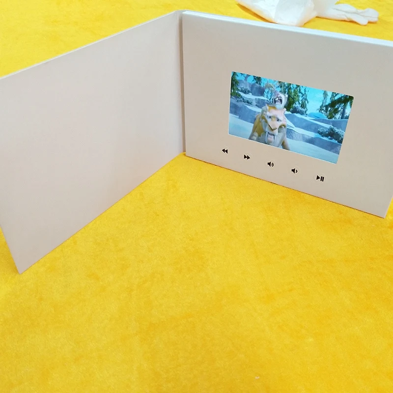4 3 дюйма новое видео поздравительная открытка презентации цифровой рекламы