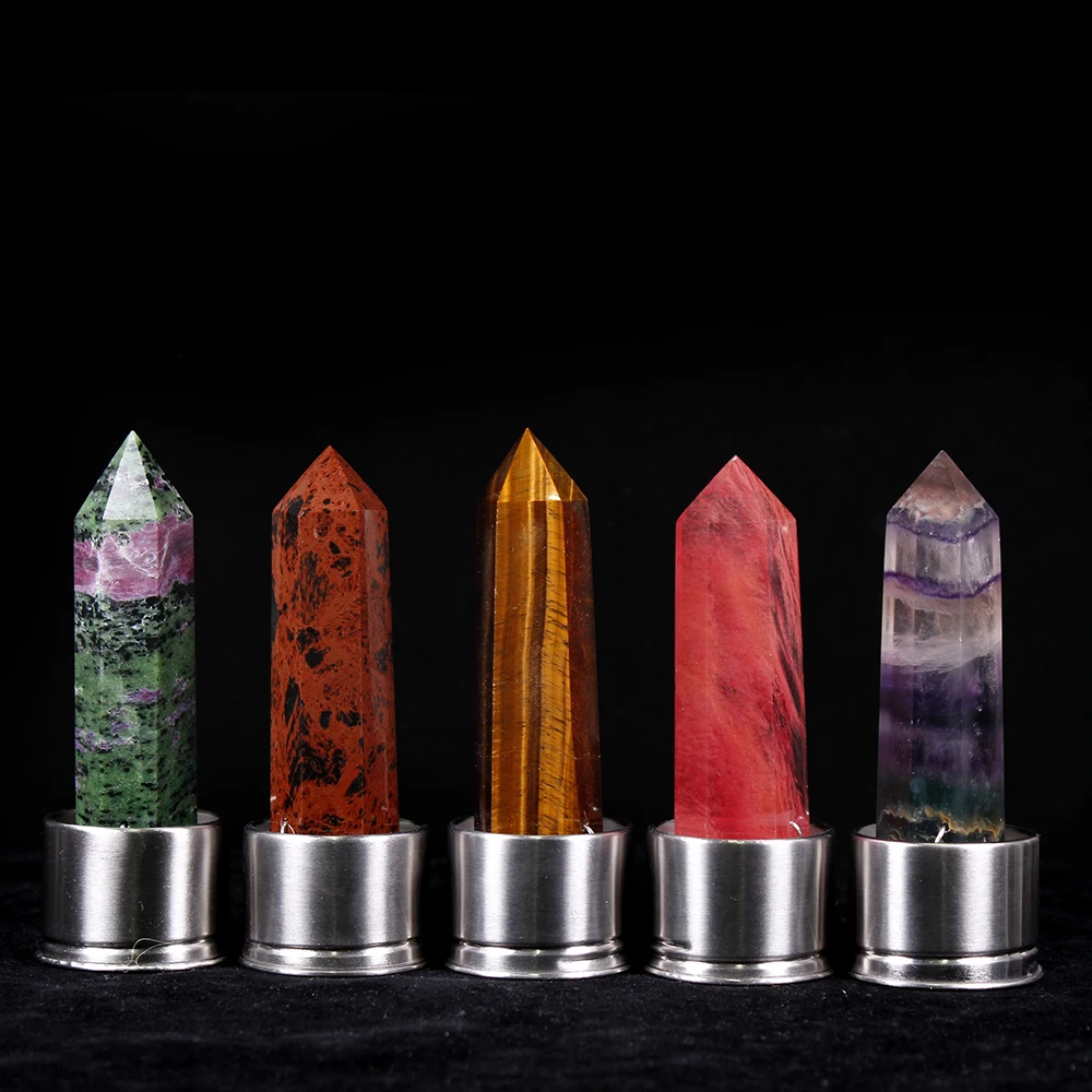 304 натуральная Хрустальная колонна энергетическая чашка для воды стеклянная