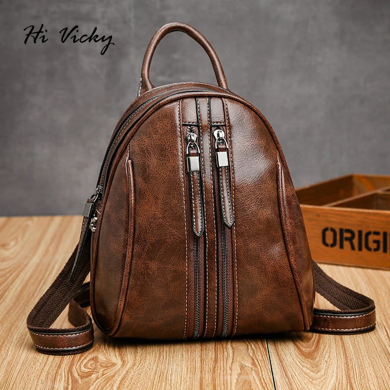 2019 Модный женский рюкзак высокого качества Молодежные кожаные рюкзаки для