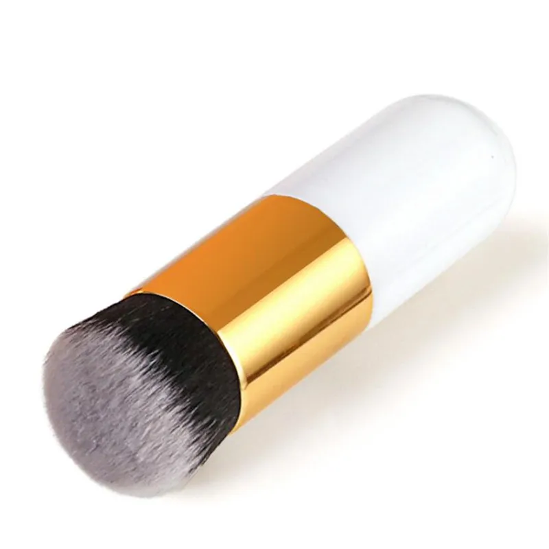 1pc Professional Chubby Pier Foundation Brush Makeup Flat Cream Brushes Cosmetic Make-up | Красота и здоровье