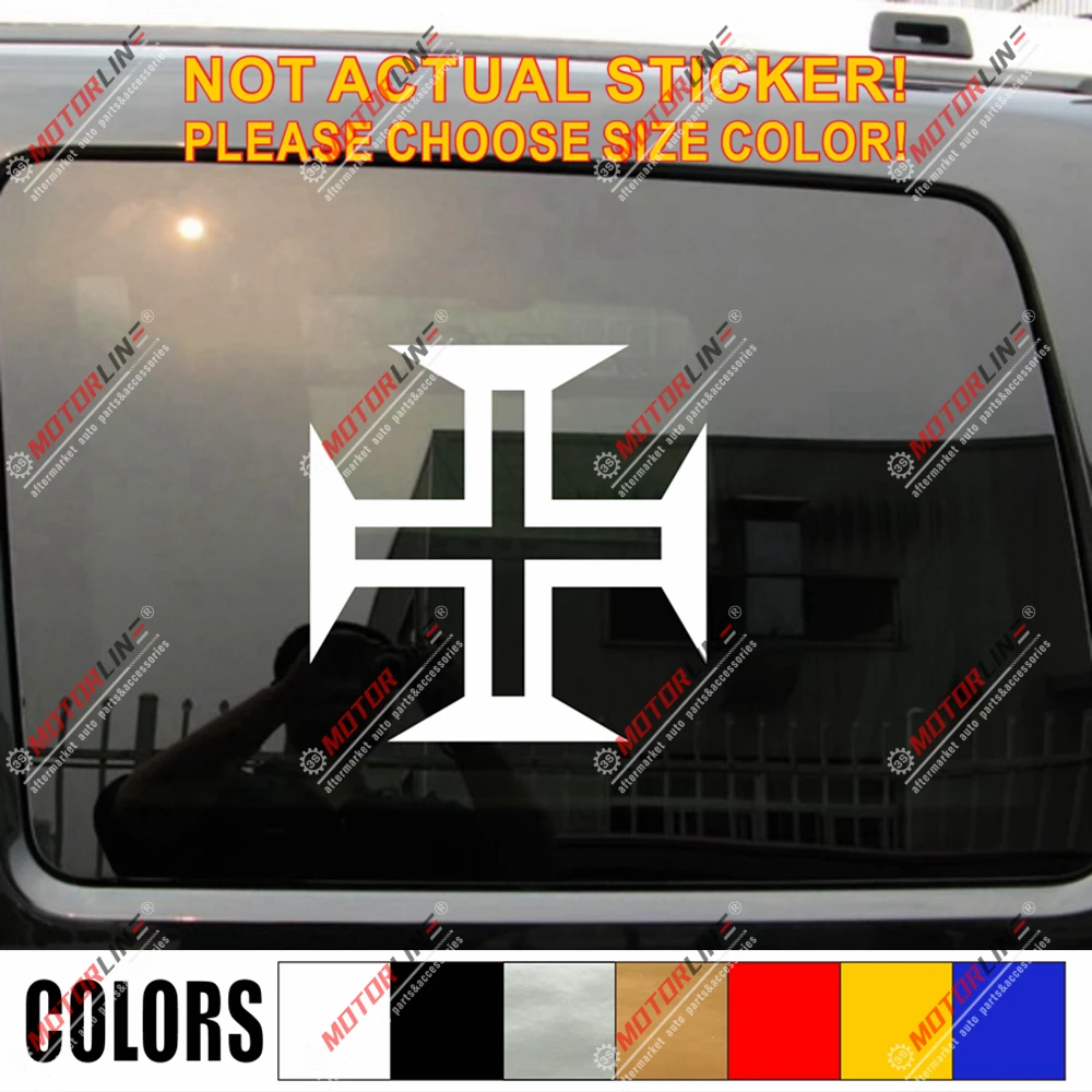 Португальская воздушная сила круглая наклейка автомобильная виниловая