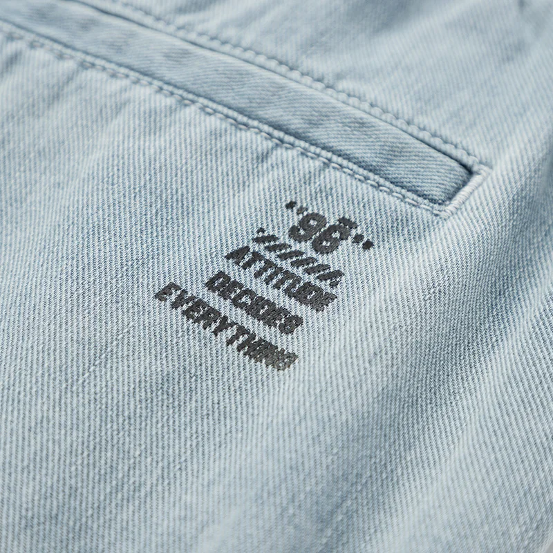 

Semir jeans men 2020 summer new tooling style jogging pants pants printed elastic waist trend