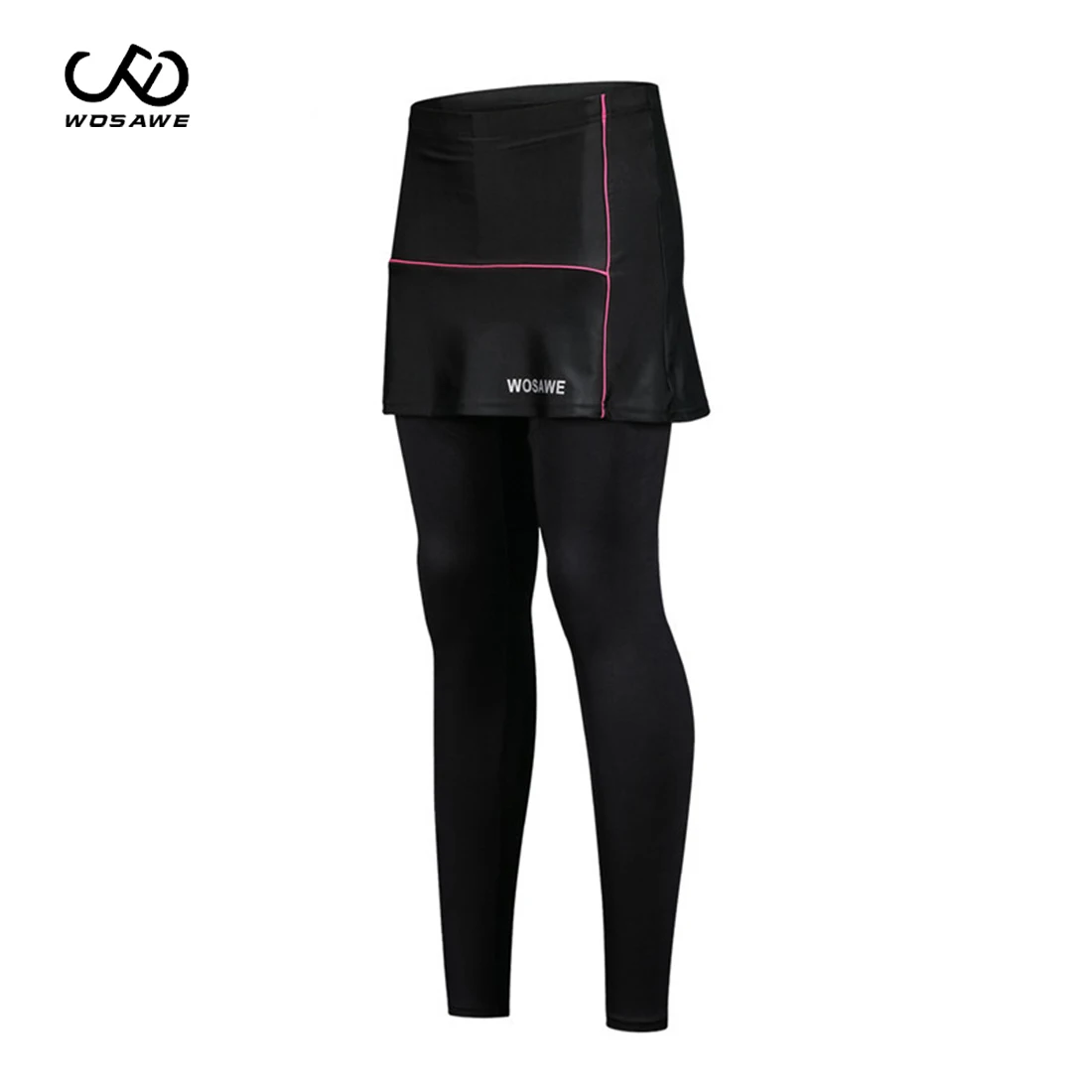 

WOSAWE Cycling Skirt Pants For Women Mesh Breathable Soft Mtb Cycling Clothes Bicycle Riding Gel Pad Bottom ciclismo Pants